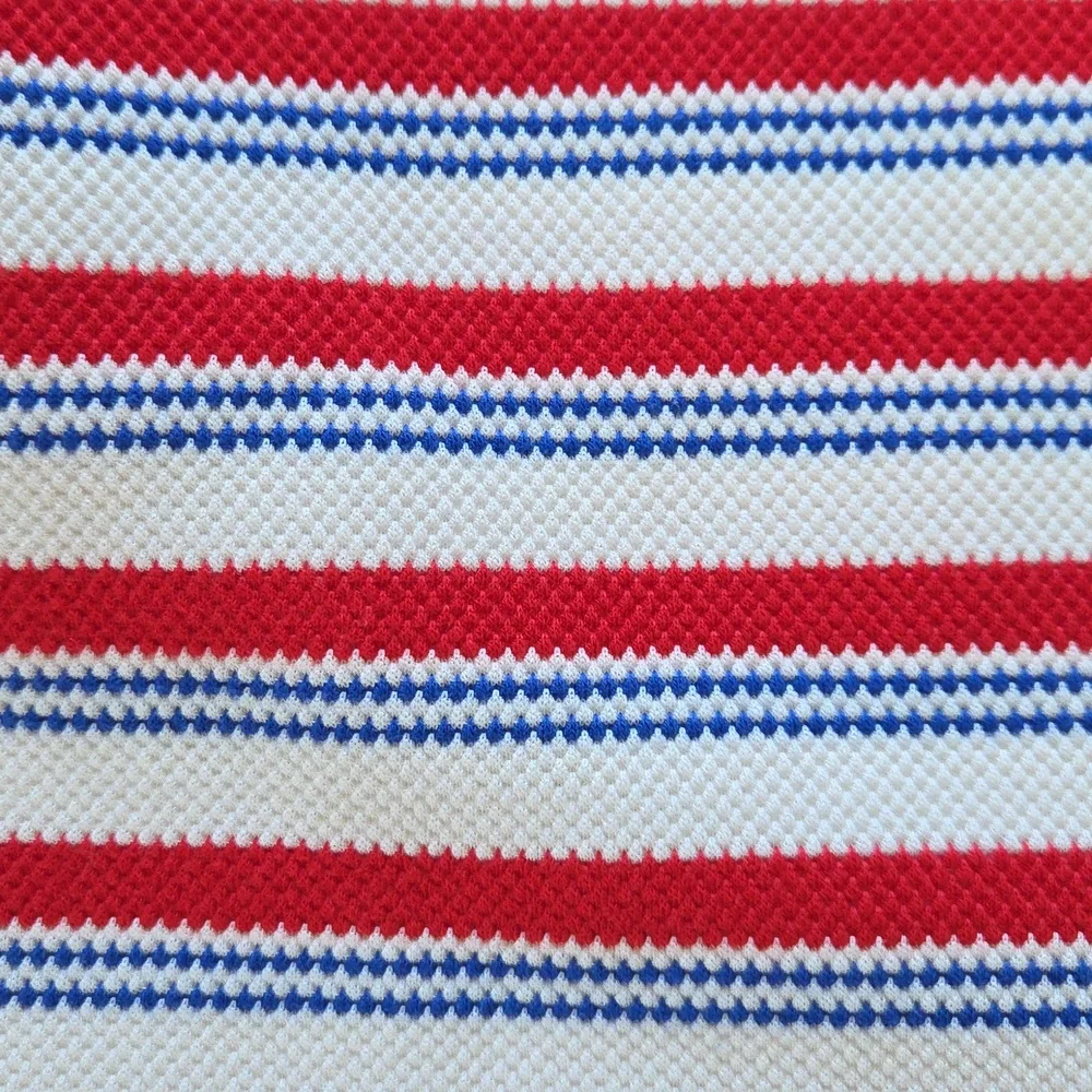Reformation Red, White, Blue 'Anna' Cropped Rugby Top - Size M - Picture 4 of 10